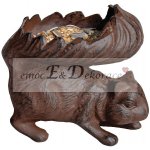 Esschert Design Krmítko veverka "Wild on Wildlife" 15 x 12 x 13 cm litina – Hledejceny.cz