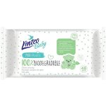 Linteo Baby 100% Biodegradable dětské jemné vlhčené ubrousky 48 ks – Zboží Dáma