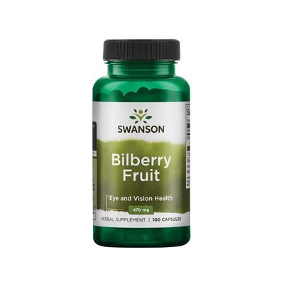 Swanson Bilberry Fruit 100 kapslí 470 mg – Zbozi.Blesk.cz