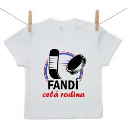 Boodyy Tričko s dlouhým rukávem Fandí celá rodina