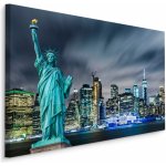 Plátno Socha Svobody Na Pozadí Newyorských Mrakodrapů Varianta: 30x20