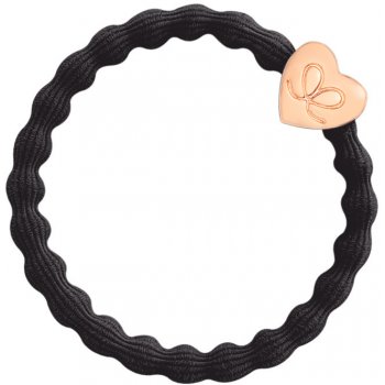 By Eloise London Rose Gold Heart barva Black