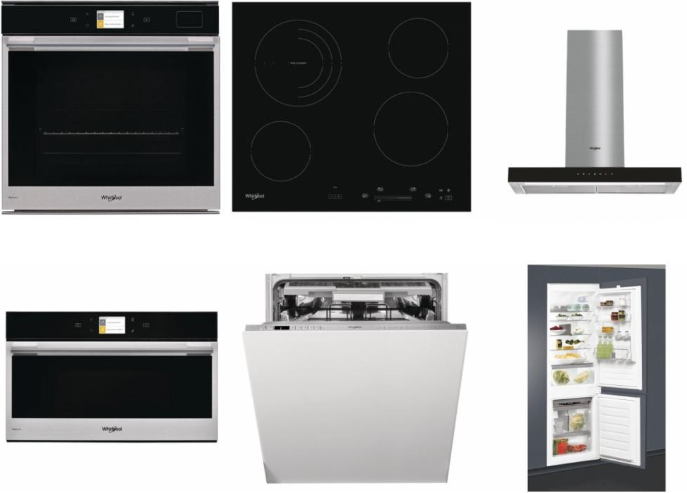 Set Whirlpool W9 OP2 4S2 H + AKT 8900 BA + WHBS 62F LT K + W9 MD260 IXL + WIO 3T133 PLE + ART 65031