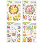 MFP 2221782 Okenní fólie velikonoční VE012 21x30cm s glitrem – Hledejceny.cz