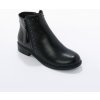 Dámské kotníkové boty Blancheporte kotníkové kozačky ze 2 materiálů, zip a cvočky černá