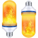 TopLux LED ohnivá žárovka FLAME 9W 3-step s efektem plamene E27 – Zbozi.Blesk.cz