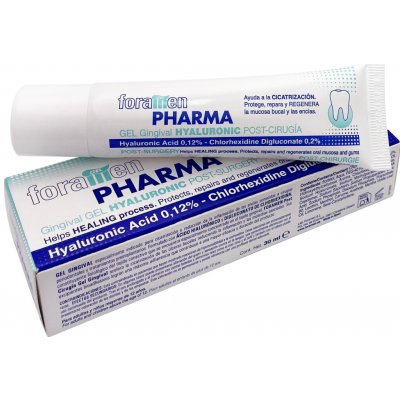 Foramen Hyaluronic gingival gel s 0,20 % CHX a 0,12 % k. hyaluronové 30 ml – Hledejceny.cz