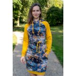 Jsem máma kojicí mikinové šaty okrové – Zboží Mobilmania