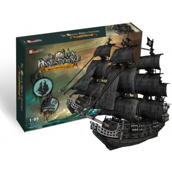 CubicFun 3D puzzle Plachetnice Queen Anne's Revenge 328 ks