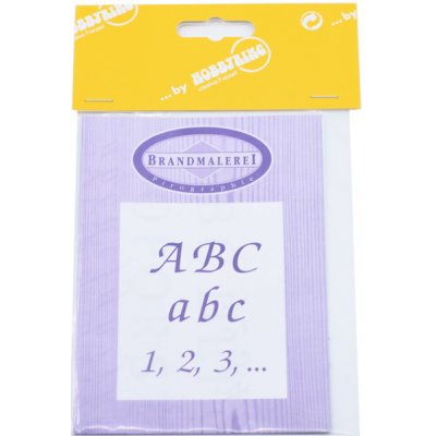 Šablony pro vypalování PÍSMO – Zboží Dáma