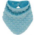 Esito Šátek na krk Minky podšitý bavlnou tyrkysová – Zboží Dáma