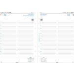 Filofax Denní kalendář 2025 den/1 strana Čj náplň A5 diářů – Zboží Mobilmania
