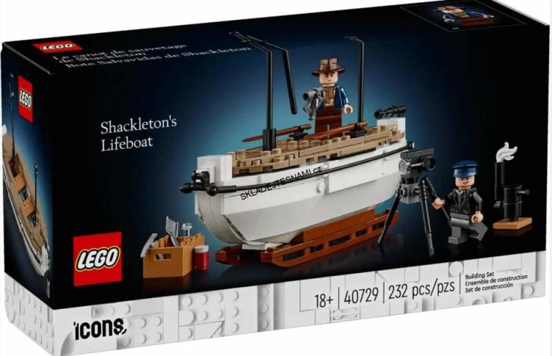 LEGO Icons™ 40729 SHACKLETONŮV ZÁCHRNNÝ ČLUN