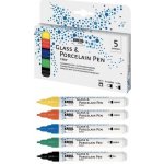 Kreul Pera na porcelán a sklo průhledné Clear 5ks – Zbozi.Blesk.cz