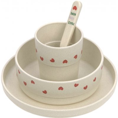 Lässig Dish Set PP/Cellulose Happy Rascals Heart lavender – Zboží Dáma
