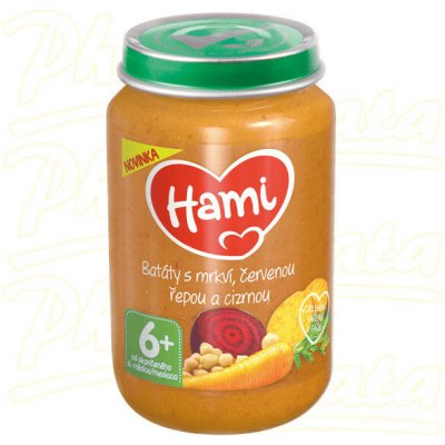 Hami Batáty s mrkví, červenou řepou a cizrnou 200 g – Hledejceny.cz