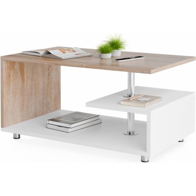 Deuba Orlando 95 x 55 x 50 cm bílá / dub – Sleviste.cz