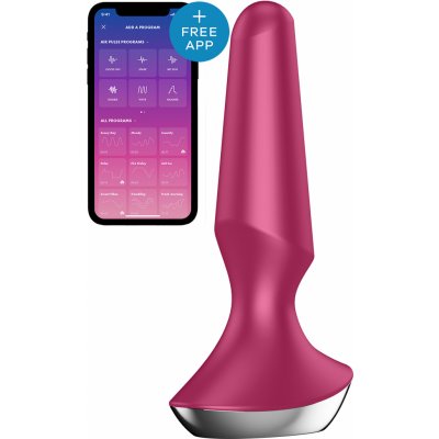 Satisfyer Chytrý 2motorový vibrační anální kolík Plug-Ilicious 2 Berry – Zbozi.Blesk.cz