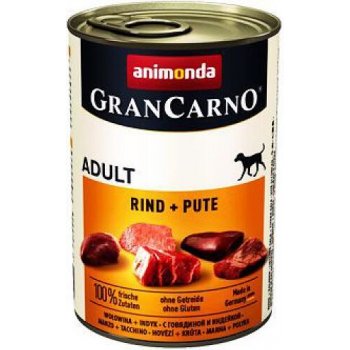 Animonda Gran Carno Adult hovězí & krůta 400 g