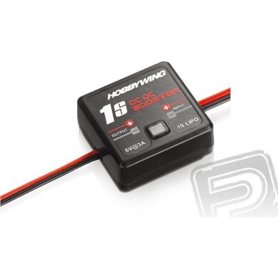 HOBBYWING 1S DC/DC Booster stejnosměrný měnič 3,7/6 V – Sleviste.cz