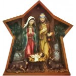 Euro Habitat Betlém ve tvaru hvězdy s figurkami 20 cm – Hledejceny.cz
