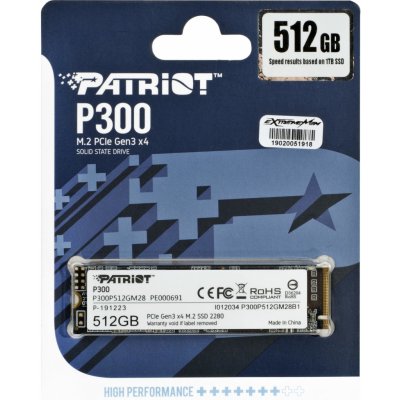 Patriot P300 512GB, P300P512GM28 – Sleviste.cz