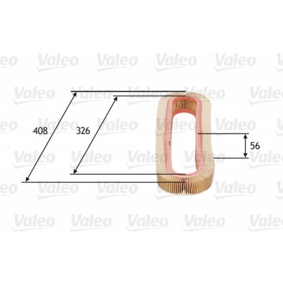 Vzduchový filtr VALEO 585667 – Hledejceny.cz