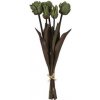 Květina Papouščí umělé tulipány svazek 5ks 40cm