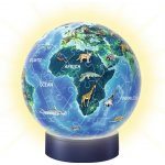 Ravensburger 3D puzzleball svtící noční globus 72 ks – Zboží Dáma