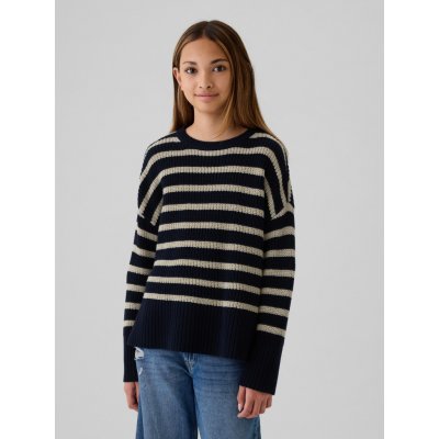 GAP dětský oversize pruhovaný svetr tmavě modrá – Hledejceny.cz