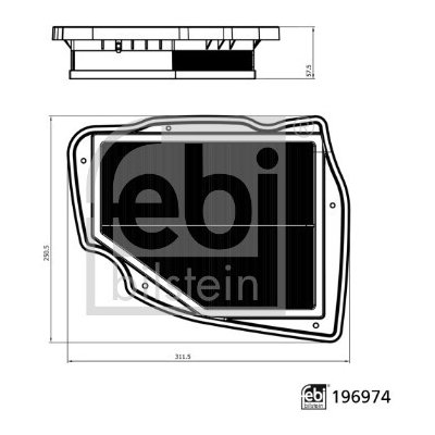 Vzduchový filtr FEBI BILSTEIN 196974 – Hledejceny.cz