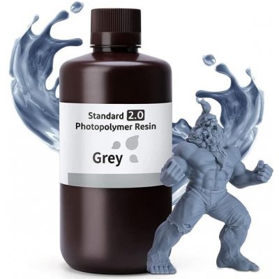 Elegoo Standard Resin V2.0 1KG Grey 50.103.0061 – Zboží Živě