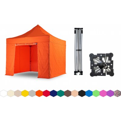 TENTino SMALL HEXAGON 3x3 m 6A - ORANŽOVÁ – Hledejceny.cz