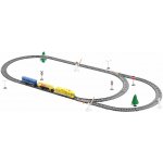 mamido Velká vláčkodráha s lokomotivou a dvěma vagóny – Hledejceny.cz