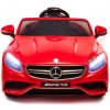 Elektrické vozítko Lean Toys elektrické autíčko Mercedes S63 AMG červená