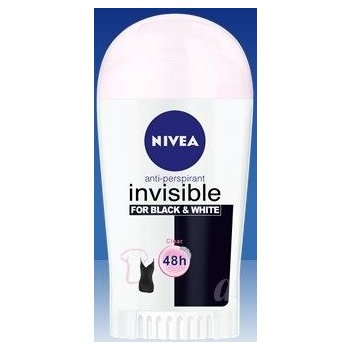 Nivea Invisible for Black & White Clear deostick 40 ml