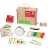 Montessori smyslová pomůcka Mamido Montessori Hudební box pro děti 1-2 roky