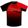 Cyklistický dres Force MTB CORE červeno-černý pánský