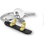 Přívěsek na klíče MTM Snowboard a sněhová vločka – Sleviste.cz