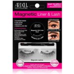 Ardell Magnetic Liner & Lash 110 Black magnetické řasy + magnetická gelová linka 2 g Black + štěteček na linku 1 ks – Zboží Dáma