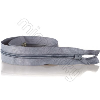 Zip spirálový dělitelný 70cm šíře 5mm šedý – Hledejceny.cz