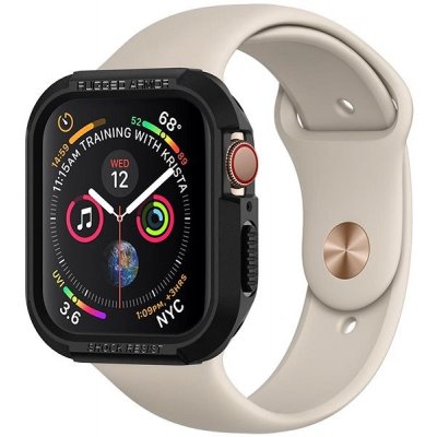 Spigen Rugged Armor Black Apple Watch 6/SE/5/4 40mm (061CS24480) – Zboží Živě