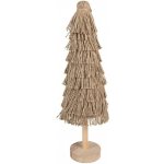Clayre & Eef Dekorace vánoční stromek s jutovým provázkem - Ø 14*42 cm – Hledejceny.cz