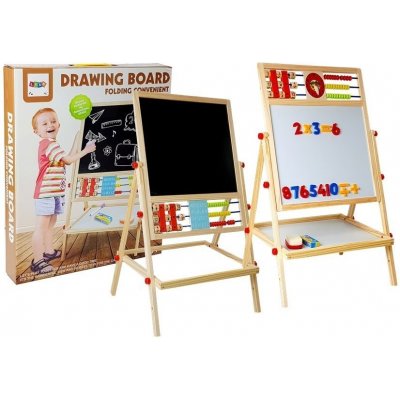 mamido Dětská dřevěná oboustranná tabule 2v1 – Hledejceny.cz
