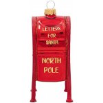 Vánoční závěsná skleněná dekorace Postbox Red Green Gate – Hledejceny.cz