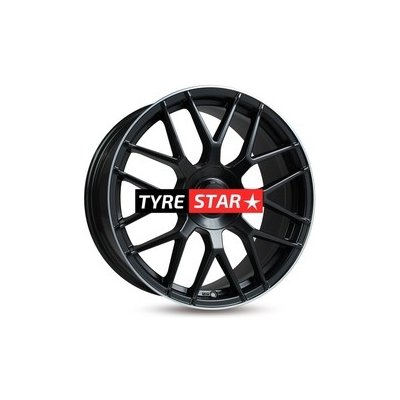 MAM GT1 7x17 5x100 ET30 matt black lip polished – Sleviste.cz