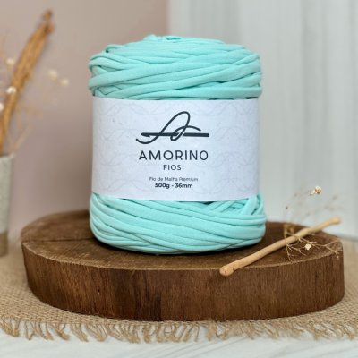 Amorino Fios Textilní špagáty Amorino Fio - Premium 36mm Verde Bebê – Zboží Dáma