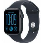 Apple Watch SE 3 Cellular 44mm Temně inkoustový hliník s námořnicky modrým sportovním řemínkem MJLT4MP/A – Hledejceny.cz