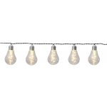 STAR TRADING Venkovní LED solární řetěz GLOW 50xLED D.1,8m černý – Hledejceny.cz