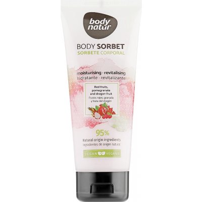 Body Natur BodyNatur Tělový sorbet s červeným ovocem, granátovým jablkem a dračím ovocem, 200 ml – Zboží Mobilmania